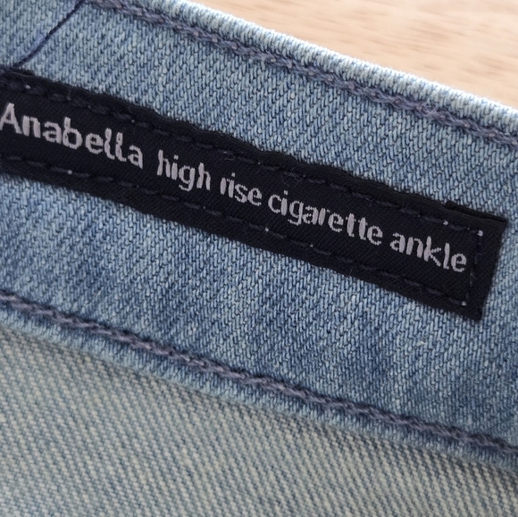 Citizens of Humanity High Rise Cigarette Ankle Light Wash Jeans Size 27 - Picture 7 of 16